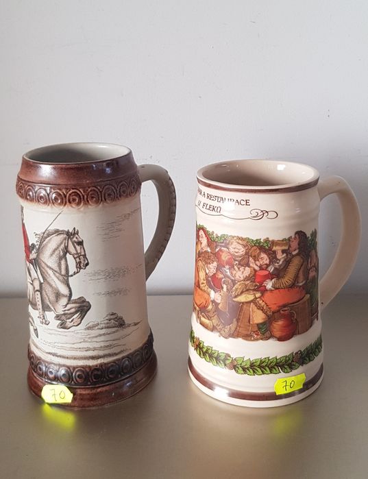 Halbe vechi din ceramică  glazurata