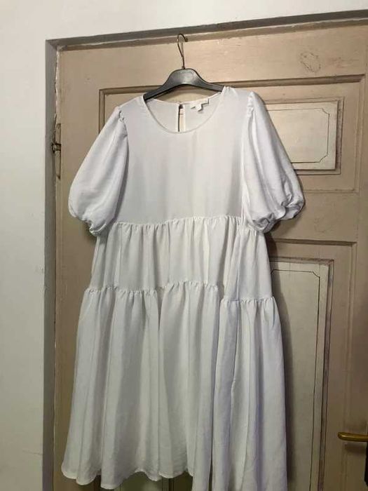 Rochie COS, alba cu buzunare, L