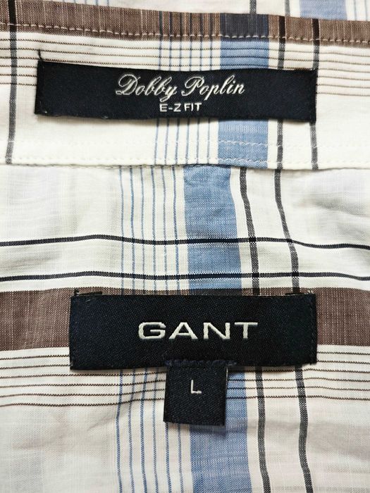 SALE % GANT Оригинална мъжка риза с къс ръкав размер L