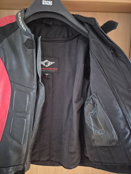 Geaca Moto Piele Alphahead Photon