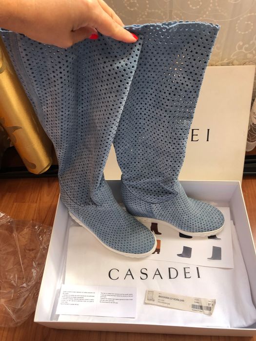 Cizme Casadei piele intoarsa