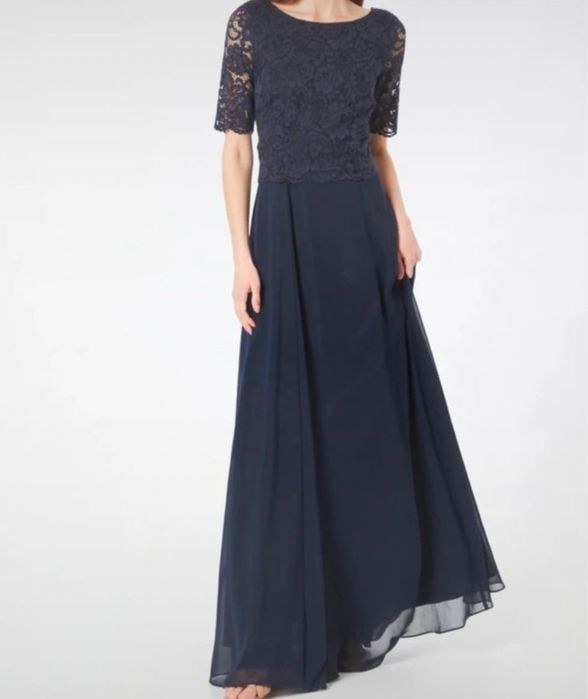 Rochie Vera Mont marime 44, albastru inchis