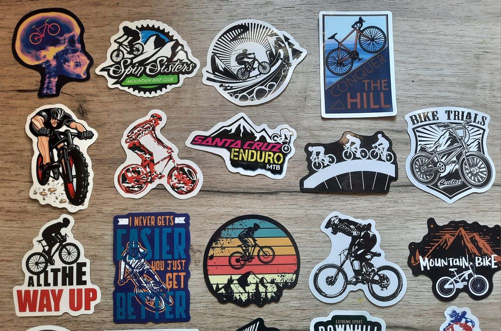 Велостикеры водонепроницаемые