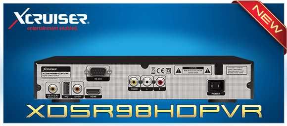 Спутниковый тюнер XCRUISER XDSR 98HD PVR с пульт. в отличном состоянии