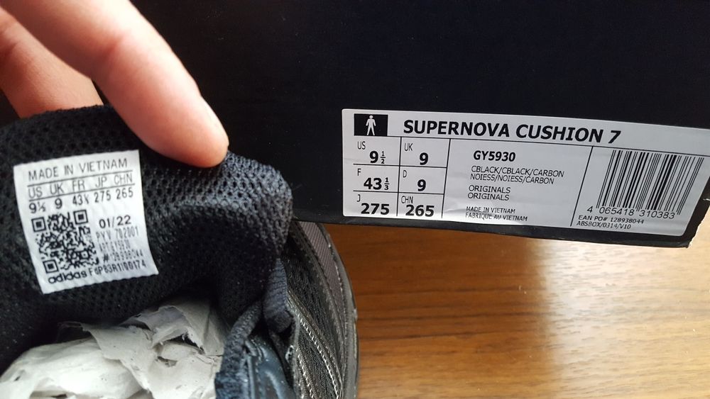 Incaltaminte Adidas supernova cushion 43 1/3
