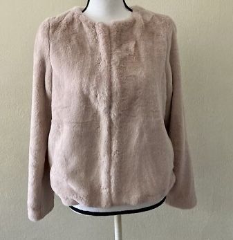 Розово меко палто h&m S