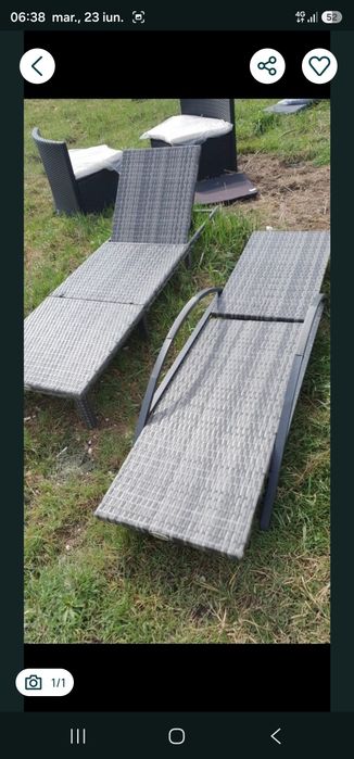 Sezlonguri de ratan