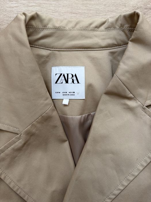 Zara къс шлифер бежов