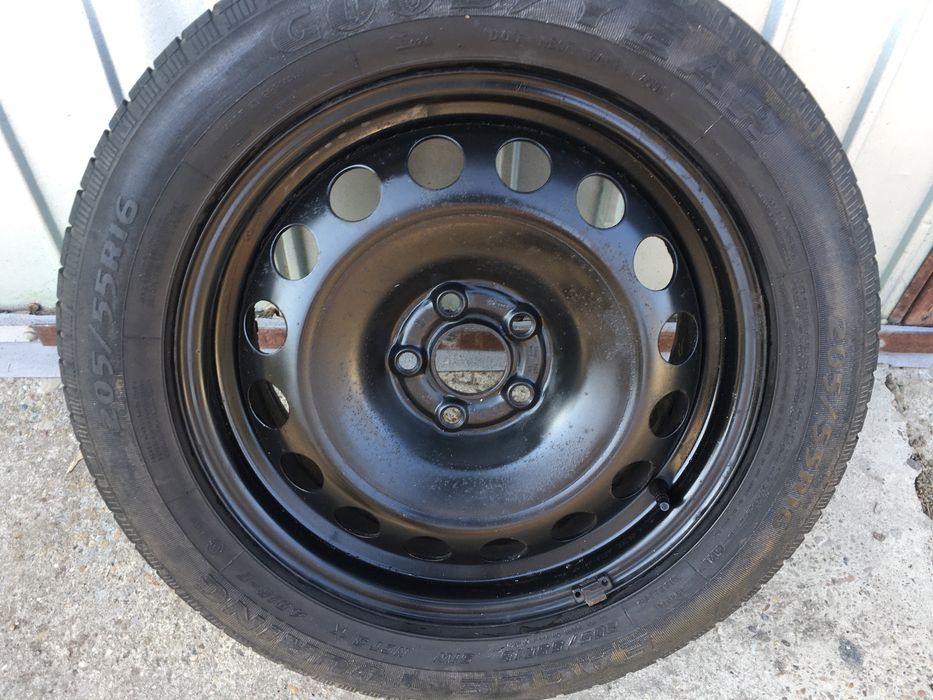 Roata Rezerva Janta Tabla+Anvelopa 205 55 R16 5x100 Vw Golf 4 Bora