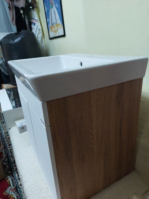 Поръчков комплект водоустайчиви шкафове за баня 55 см