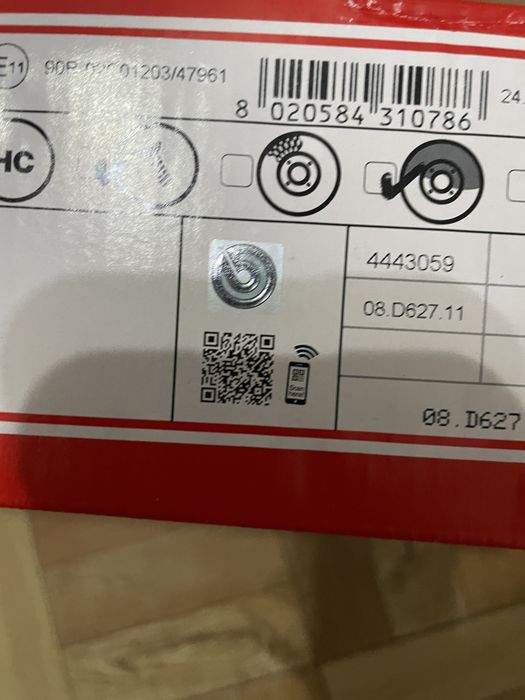 Discuri Brembo spate Kia si Hyundai 08.D627.11