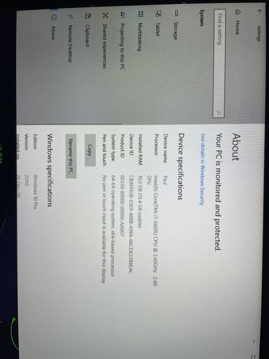 Hp elitebook 840 g2, memorie 16g, bateria nu tine