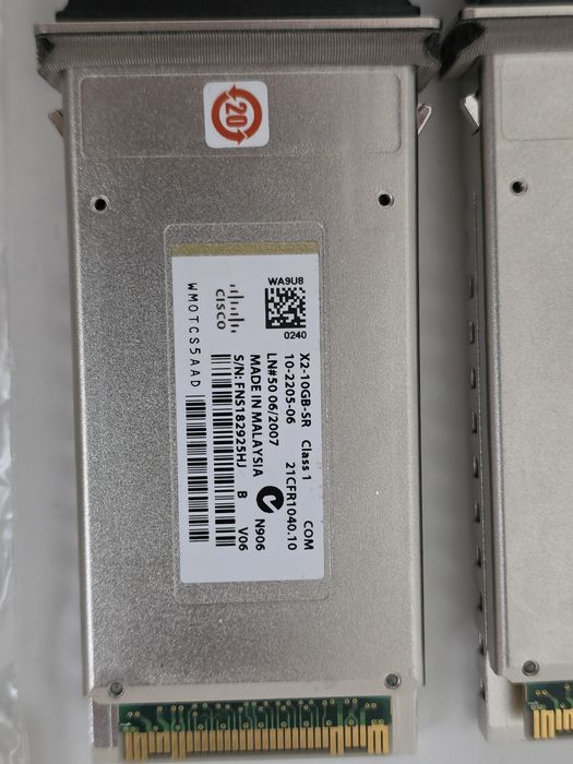 Cisco X2-10GB-SR + loopback adapter