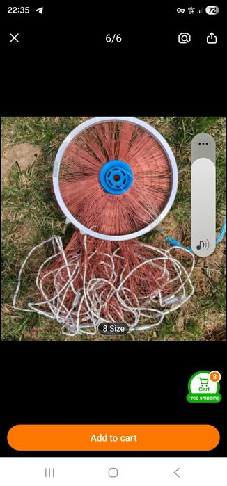 Baliq uchun to'r nakitka