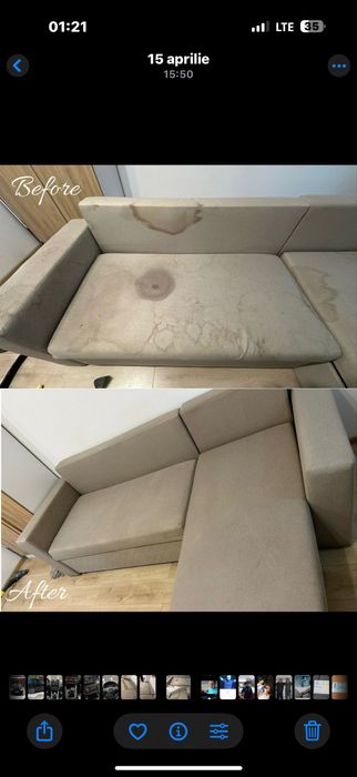 Servicii la domiciliu . Materiale textile si piele