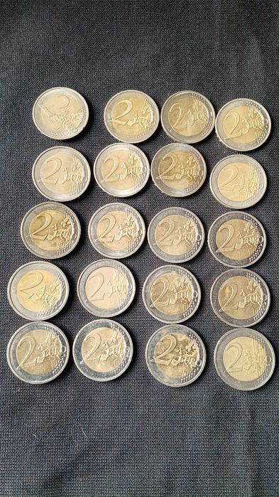 lot 20 monede de 2 euro OMAGIALE