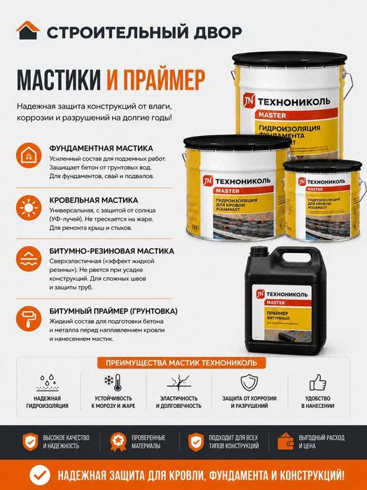 Фундаментная мастика