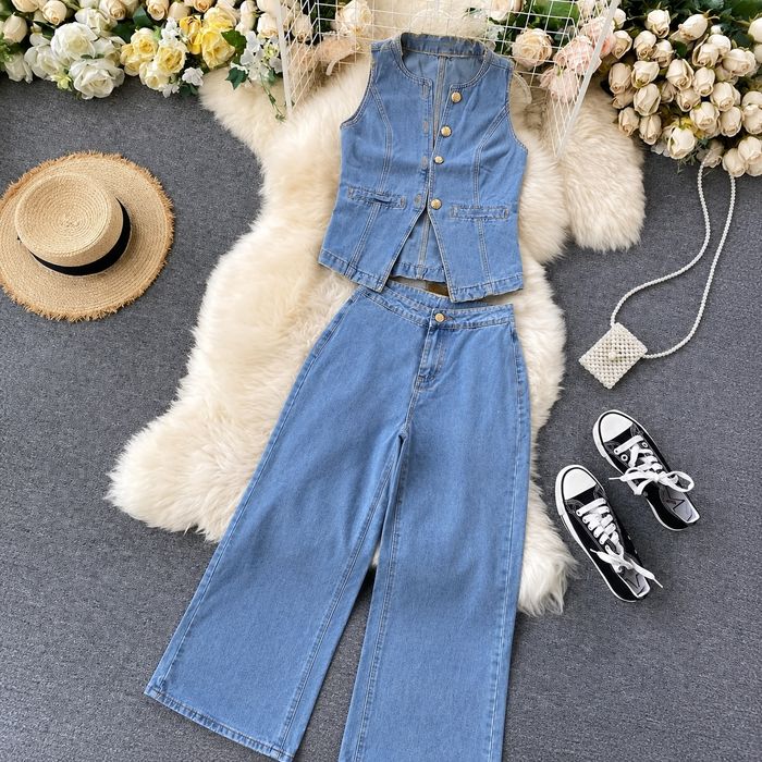 Set Blug New Collection Wide Leg Nou
