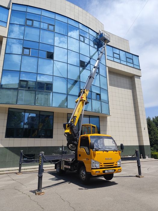 Автовышка услуги аренда Алматы высота от  16 до 45м.