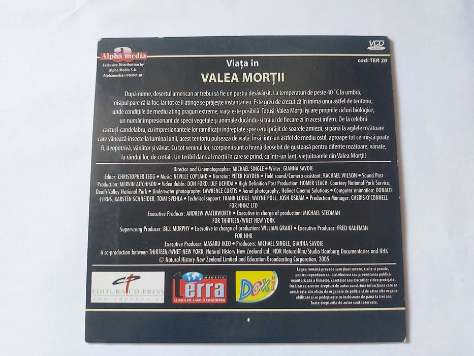 Documentar despre reptile (Viata in Valea Mortii)