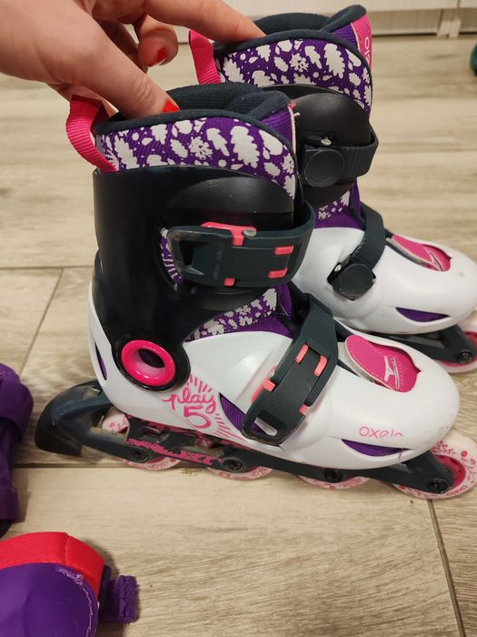 Role Fete Oxelo (Decathlon) Marimea 28-30+Set Aparatori Oxelo 3-7 ani