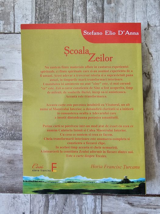 Scoala zeilor - Stefano Elio D'Anna