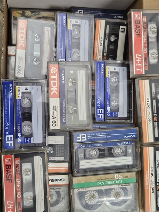 Касети за касетофон, Sony,TDK