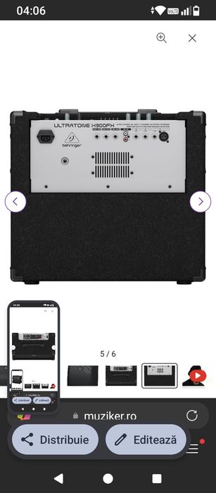 Vând cub combo de 90 de wați pentru chitară bass,  orga, keyboard sună foarte bine în condiții de stare excelentă