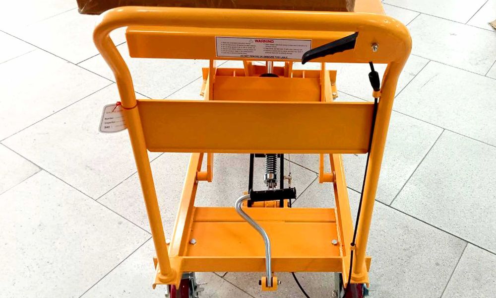 Ручная гидравлическая тележка с подъемной платформой SLC 500