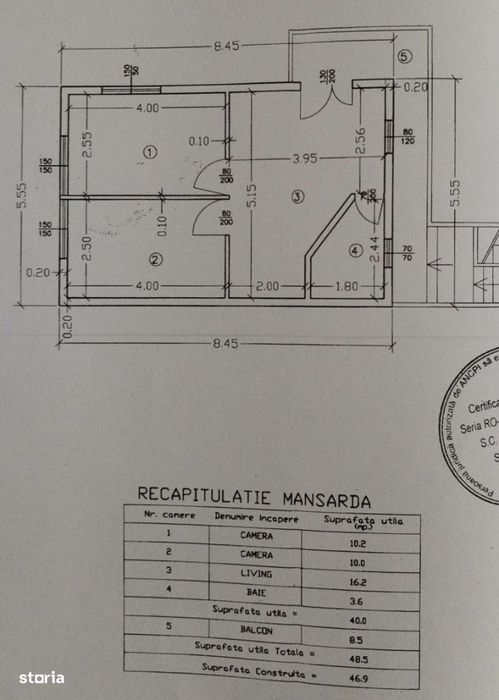 Apartament 3 camere si garaj