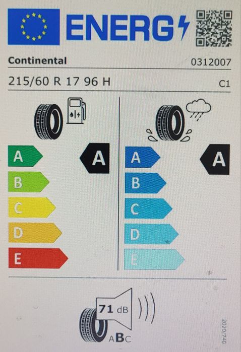 4 anvelope 215 60 17 continental eco 6 2023 Demo
