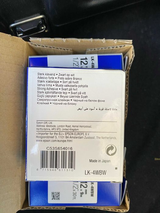 Продам принтер Epson LabelWorks LW-400 с катриджами