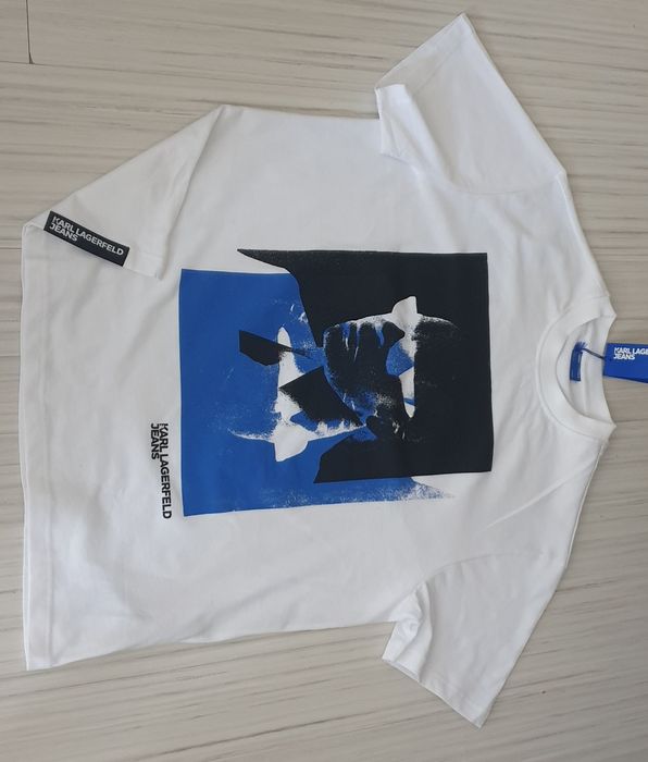 Karl Lagerfeld Cotton Mens Size XL НОВО! ОРИГИНАЛ! Мъжка Тениска!