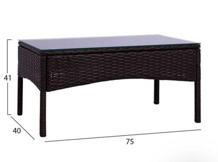 Градински ратанов сет от 4 части в 2 цвята GRANDecor