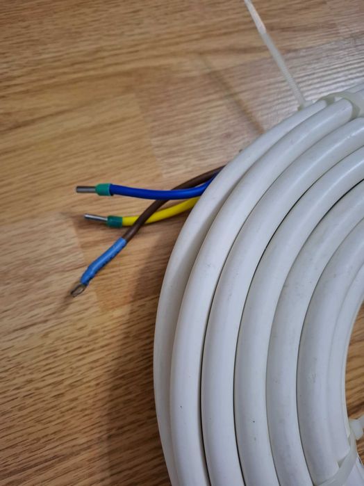 Cablu electric MYYM / HO5VV-F 3 x 6 mmp 23 metrii, VML, cupru