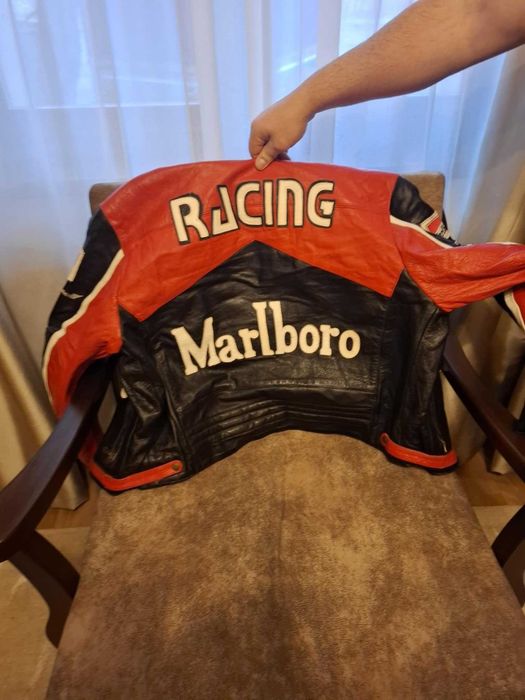 Кожено мото яке телешки бокс