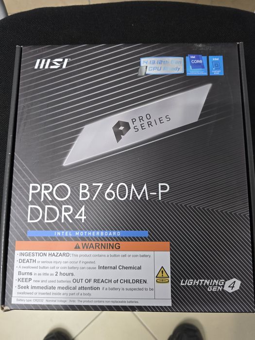 Placă de bază MSI PRO B760M-P DDR4