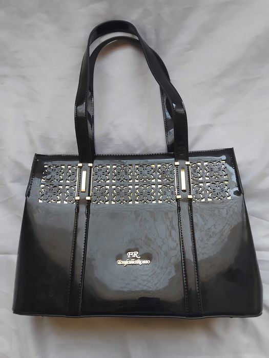 Farfalla Rosso 100% оригинална черна дамска чанта