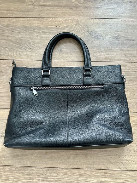 Кожаная сумка для ноутбука