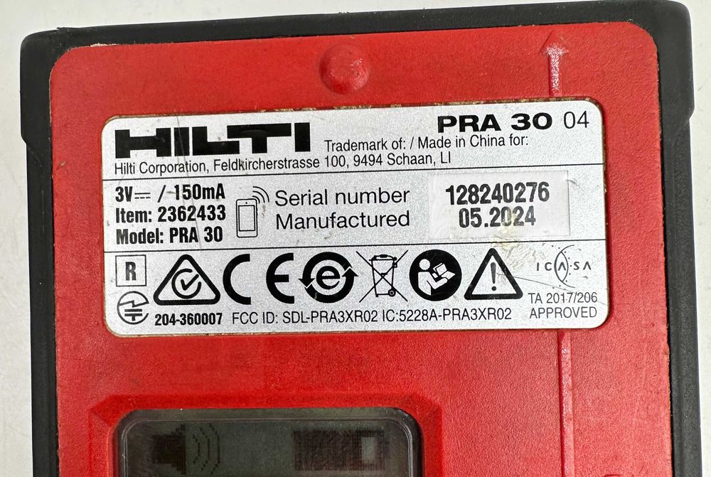 Супер ЦЕНА! Hilti PR 30-HVS A12 - Ротационен лазер за открито като нов