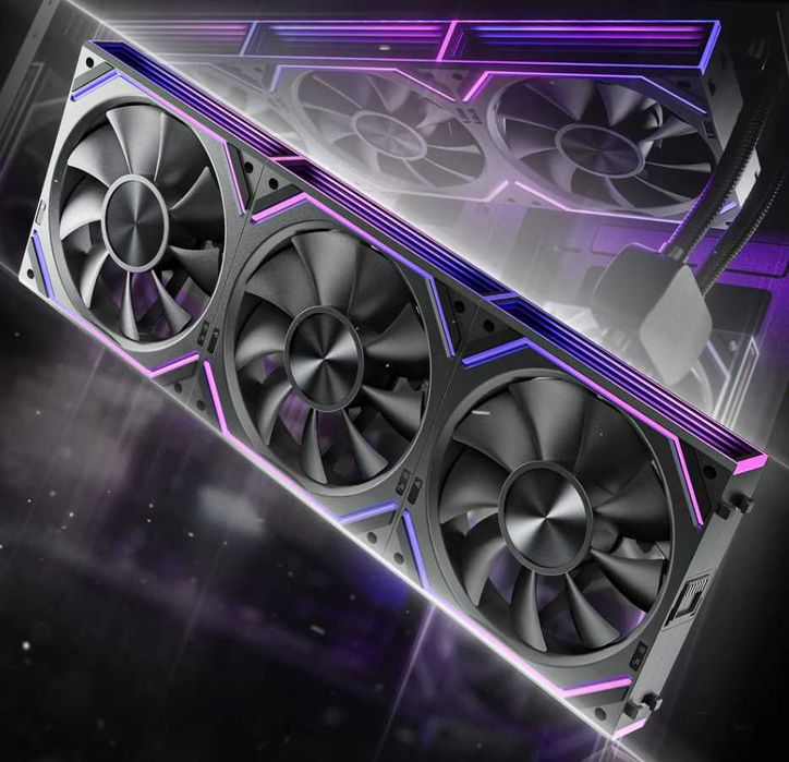 Pachet de 3 - Ventilator PC AsiaHorse DAWN 120mm Daisy Chain PWM