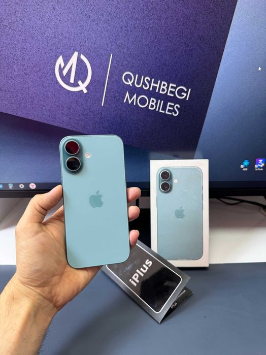 100% yomkost super ideal iphone 16 128gb tale green full box