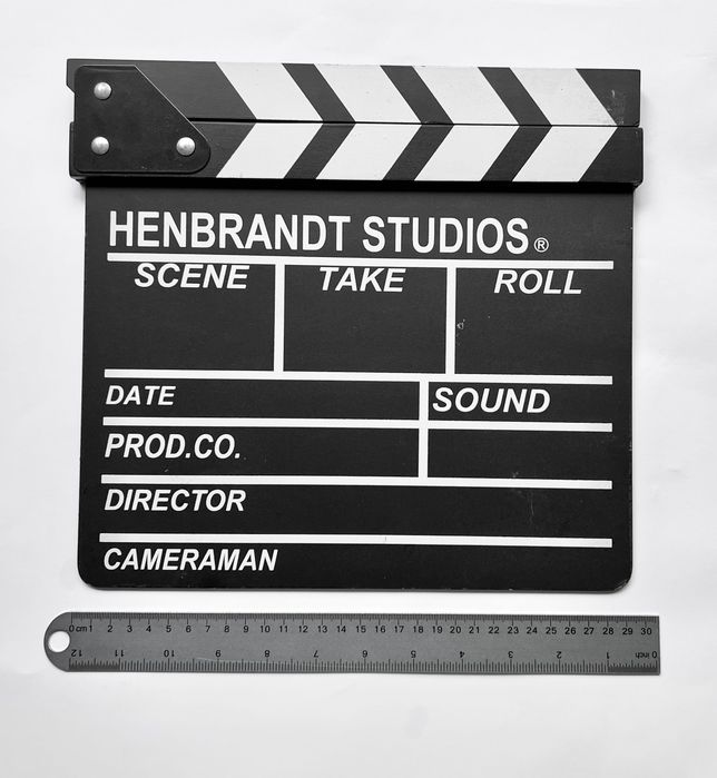 Дървена Филмова клапа Movie Clapperboard