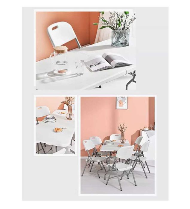 Стол туристический пластиковый складной-122x61x74см Доставка бесплатно