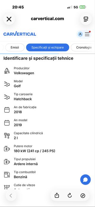 Vw gti performance vand schimb