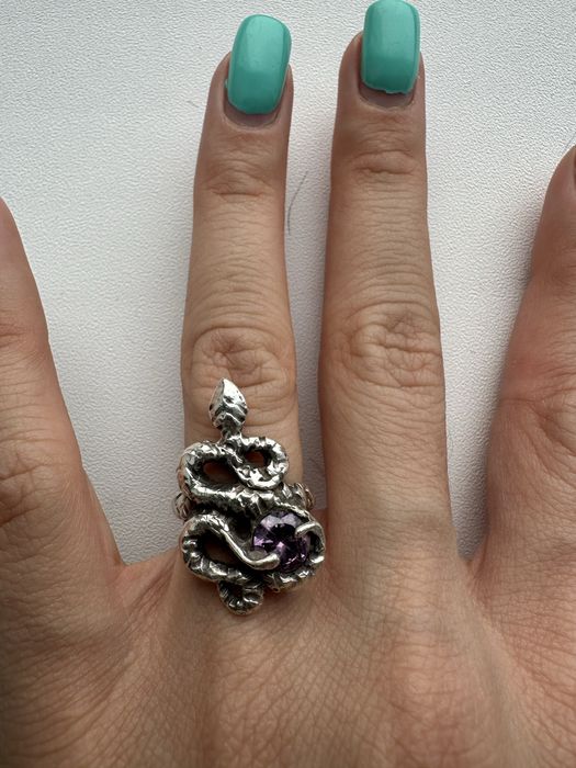 Inel Argint lucrat manual