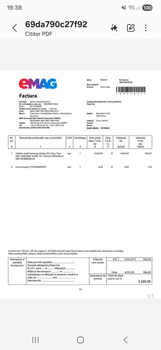 Samsung Galaxy S25 Ultra 512GB 12GB Titanium Gray