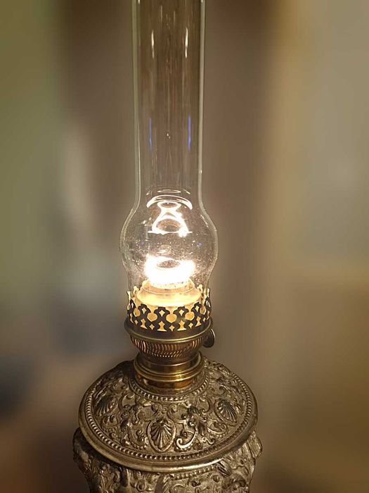 Lampa cu petrol "center draft" (tiraj central)