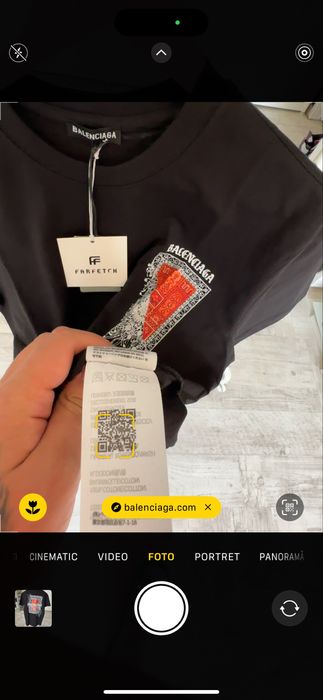 Tricou Balenciaga bandana