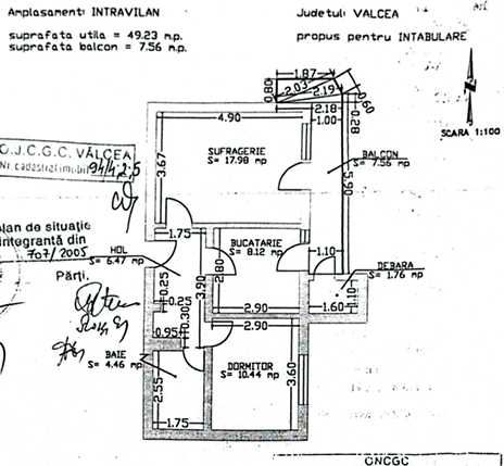 Apartament 2 camere decomandat, balcon 7,5 mp–Centru[deasupra 5 to go)